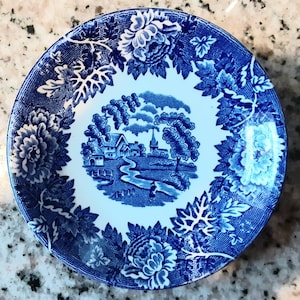 Enoch Woods English Scenery Woods Ware 4.25&quot; Decor Plate England