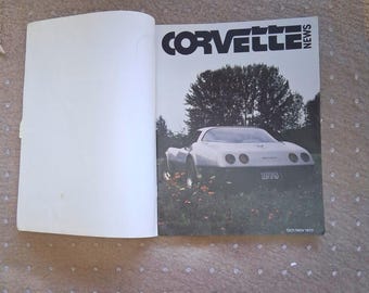 Vintage 1977 Corvette News Magazine – Chevrolet Motor Division / General Motors – Oct-Nov 1977 – C3 Corvette Enthusiast Collectible
