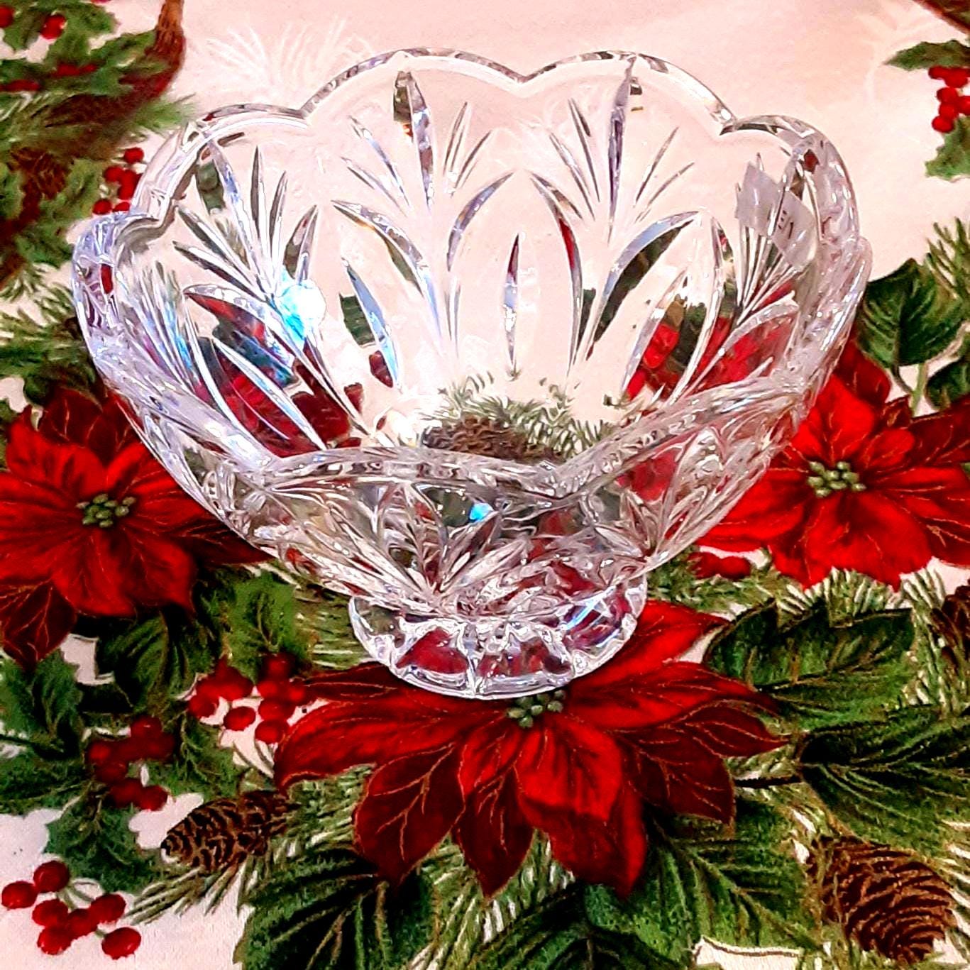 Marquis Crystal Bowl - Etsy