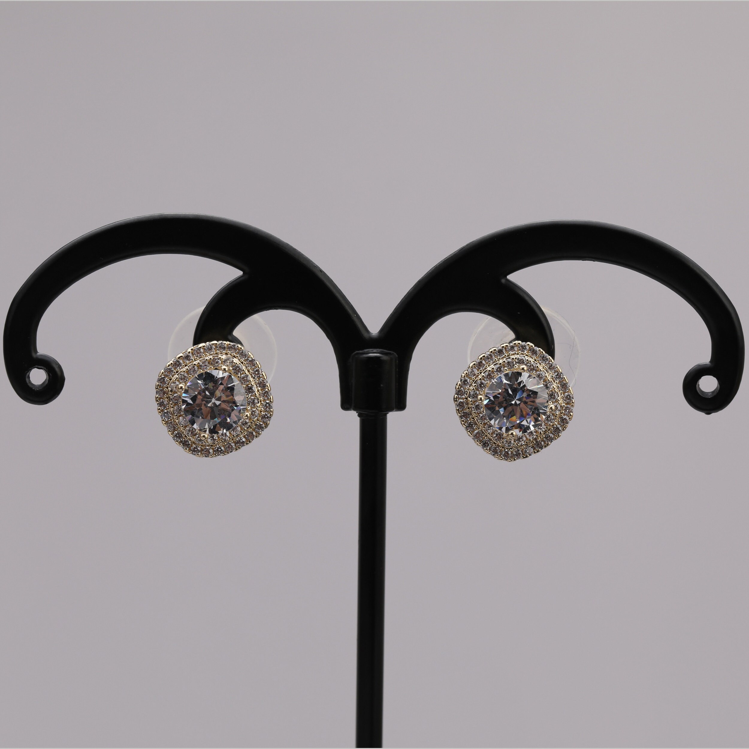 Clear CZ Post Earring Beads Earring CZ Micro Pave Fashion 925 Etsy UK