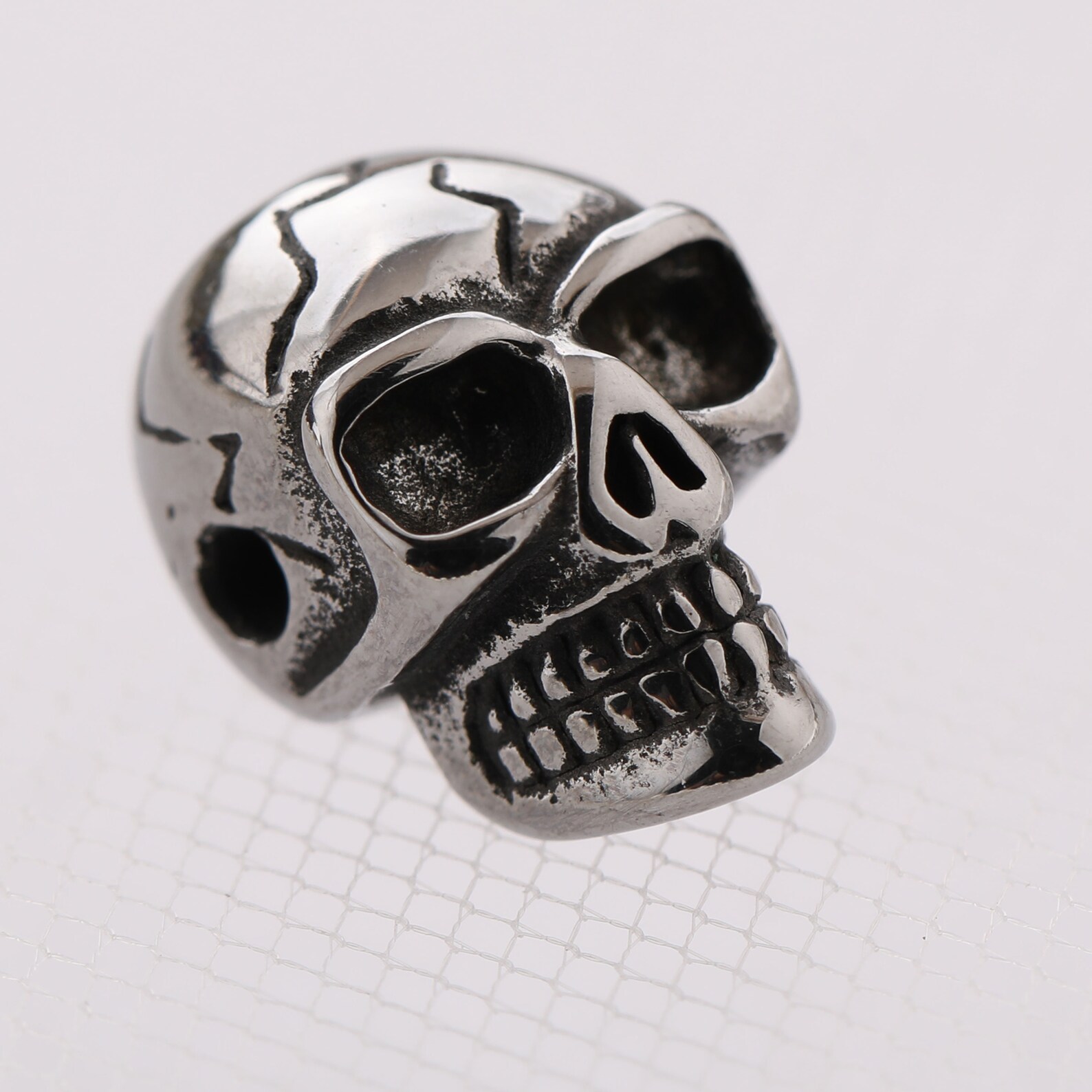 Stainless Steel Skull Beads Charms for Jewelry Bracelet Etsy