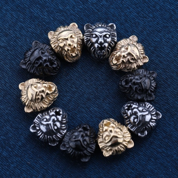 Lion head shop beads
