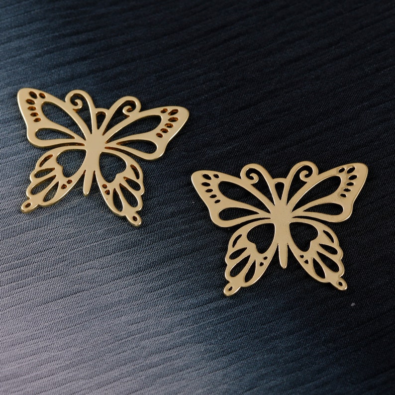 Butterfly Pendant Bracelet Connectors Necklace Findings - Etsy