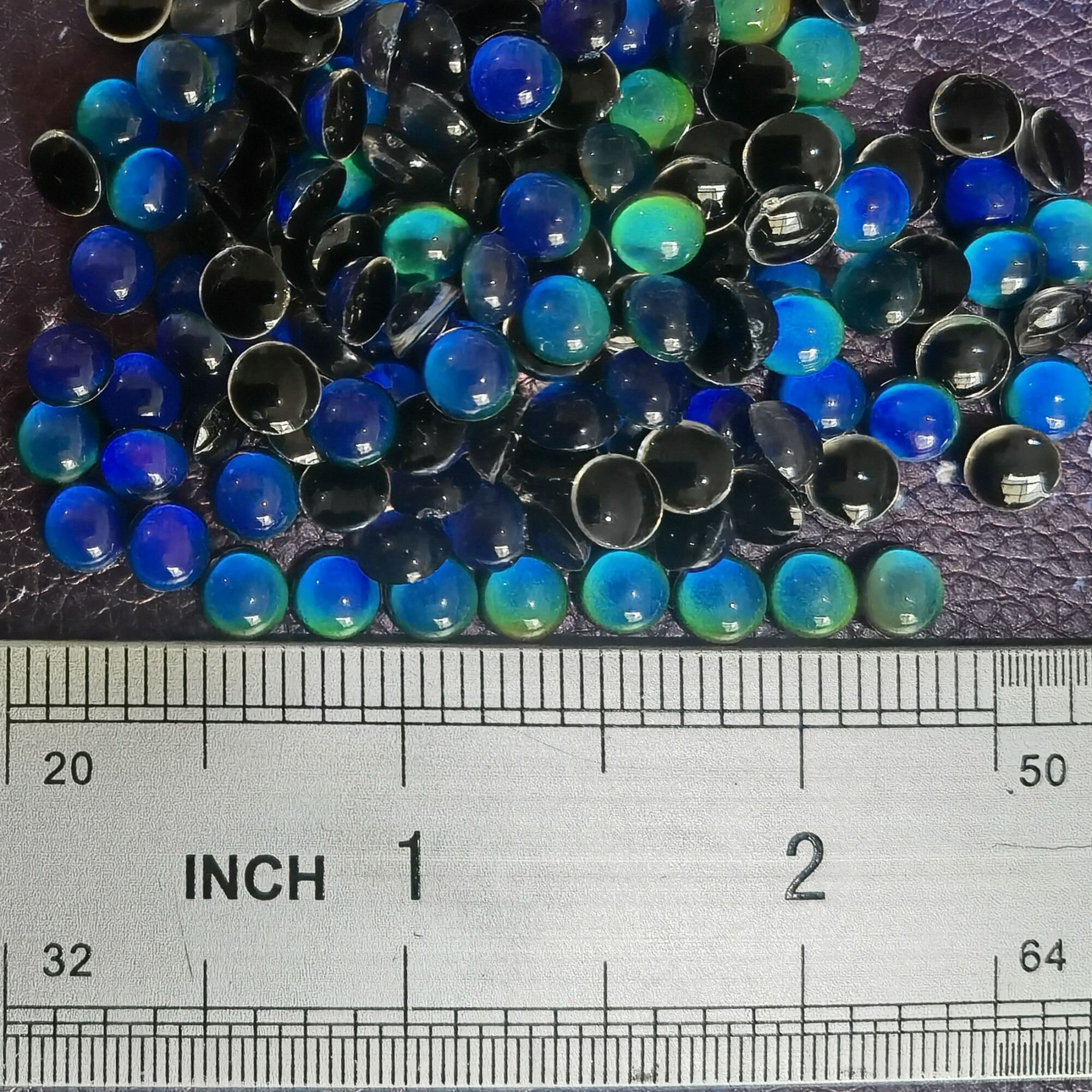 Mood Stones Round Shape Color Change Mood Cabochon For DIY Etsy