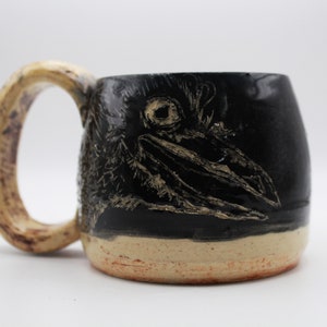 Handmade Ceramic Pottery Emu Coffee Mug- cool coffee mug