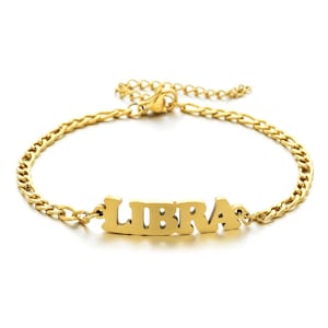 Bracelet du signe du zodiaque| De l’or| Grand cadeau