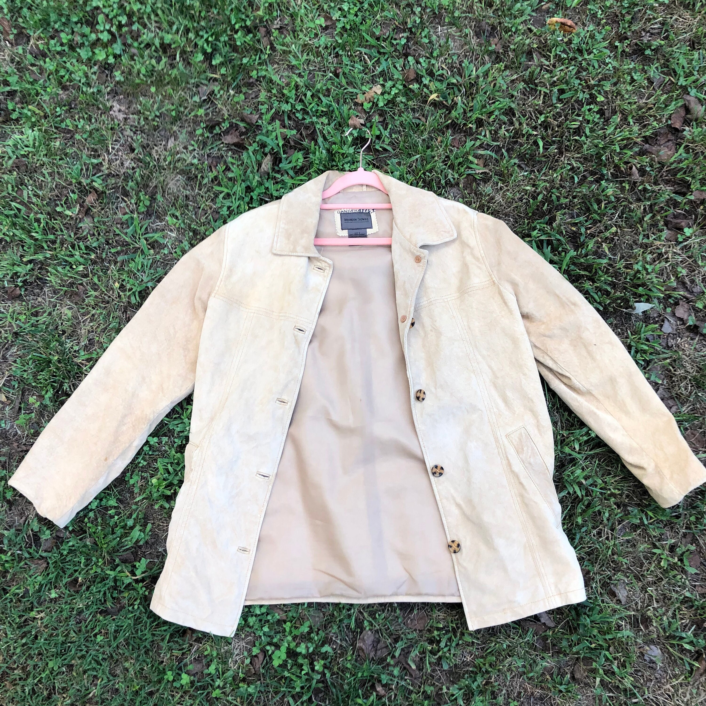 brandon thomas suede jacket