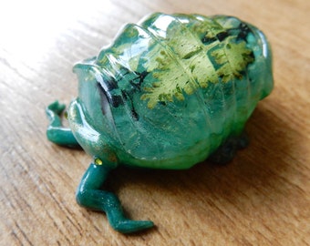 Isopod Magnet, Pill Bug Magnet, Isopod Art, Green Isopod Sculpture, Roly Poly Magnet