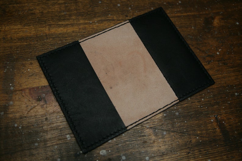 Brotherhood Of Steel Inspired Handcrafted Leather Passport Cover Fallout Inpired Leather Gift Brotherhood Handmade Leather Passport Case