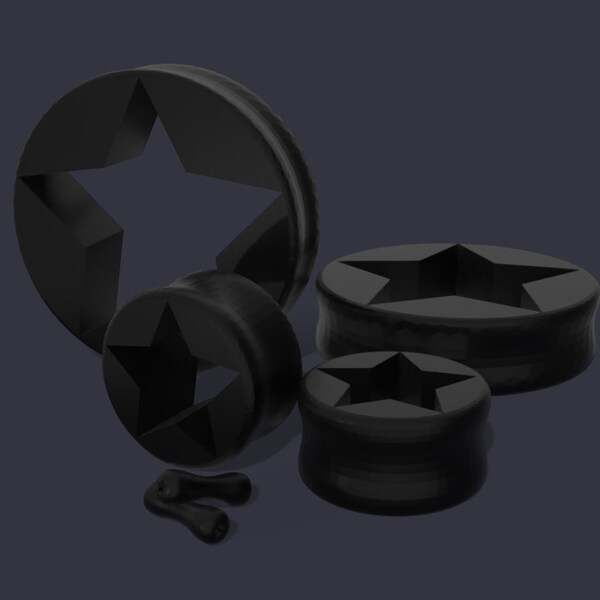 3d Printed Ear Gauges Etsy
