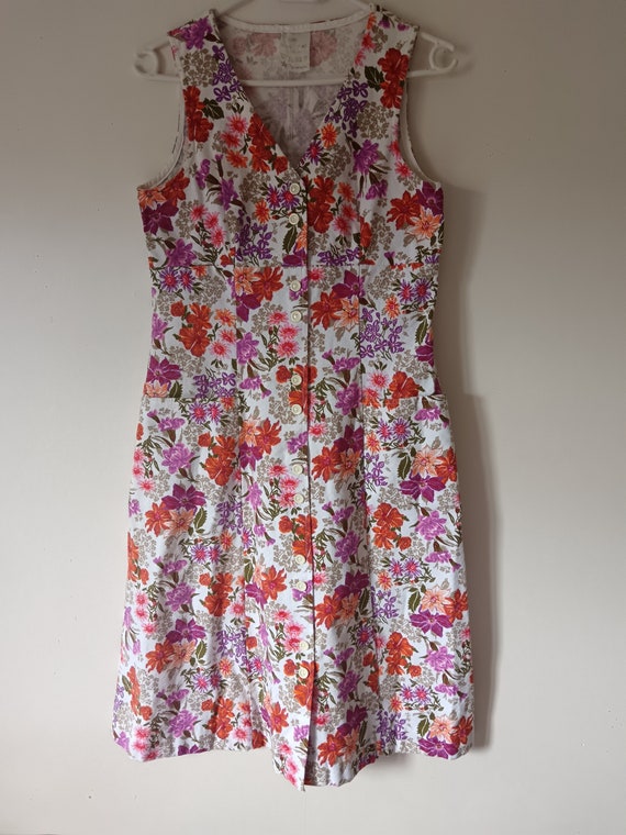 Robe à fleurs des années 60/robe printemps vintage