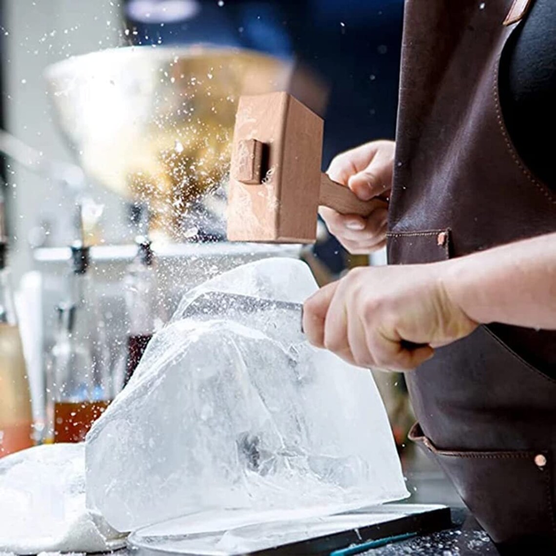 Dapaniy Ice Tools Ice Mallet Crusher Manual Ice Crusher Wooden Etsy