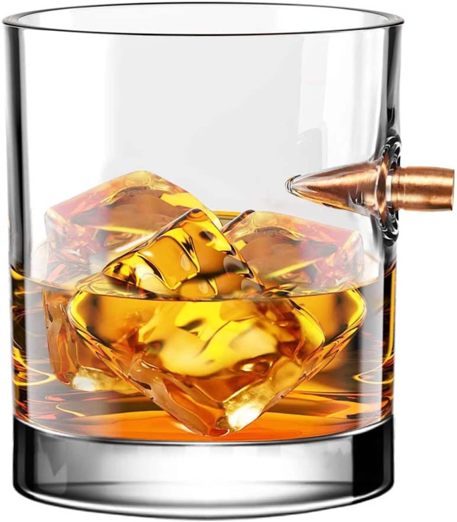 Whiskey Glasses Kollea Bullet Whiskey Glasses Set of 2 .308 Etsy