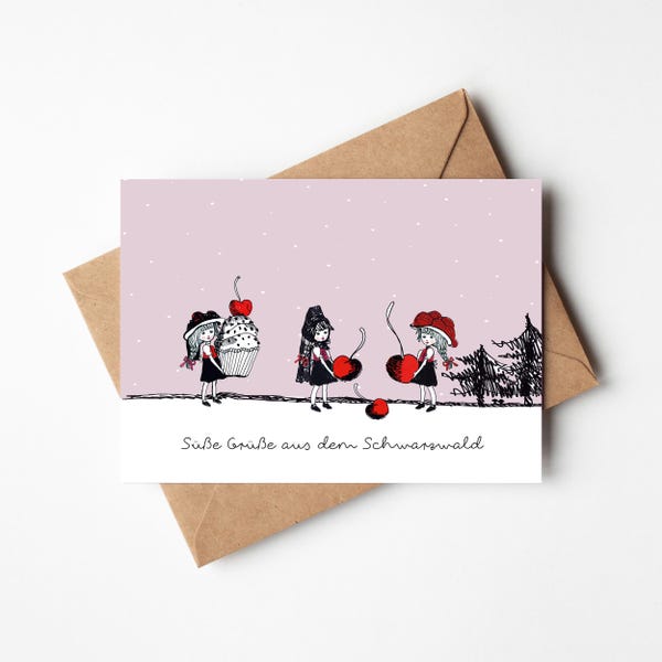 Sweet greetings from the Black Forest - "Little Black Forest Marie"