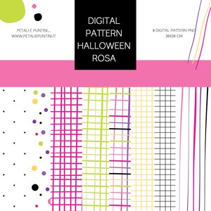 Pattern da stampare: HALLOWEEN ROSA
