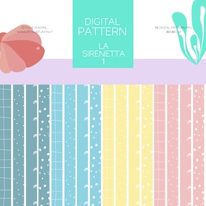 DIGITALES MUSTER: Ariel die Meerjungfrau