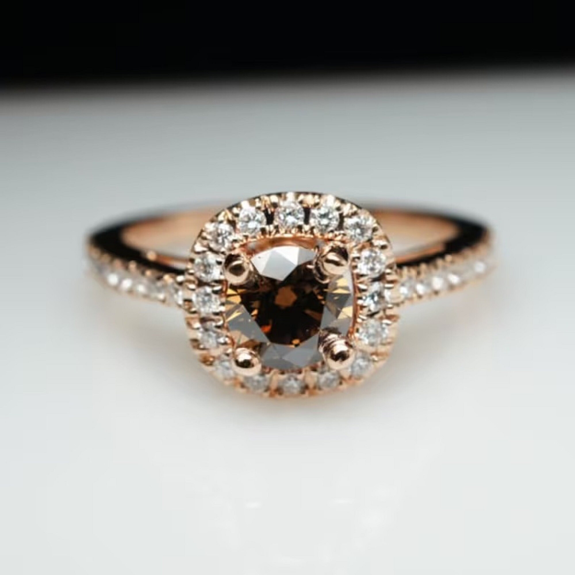2 Ct Brown Diamond - Etsy