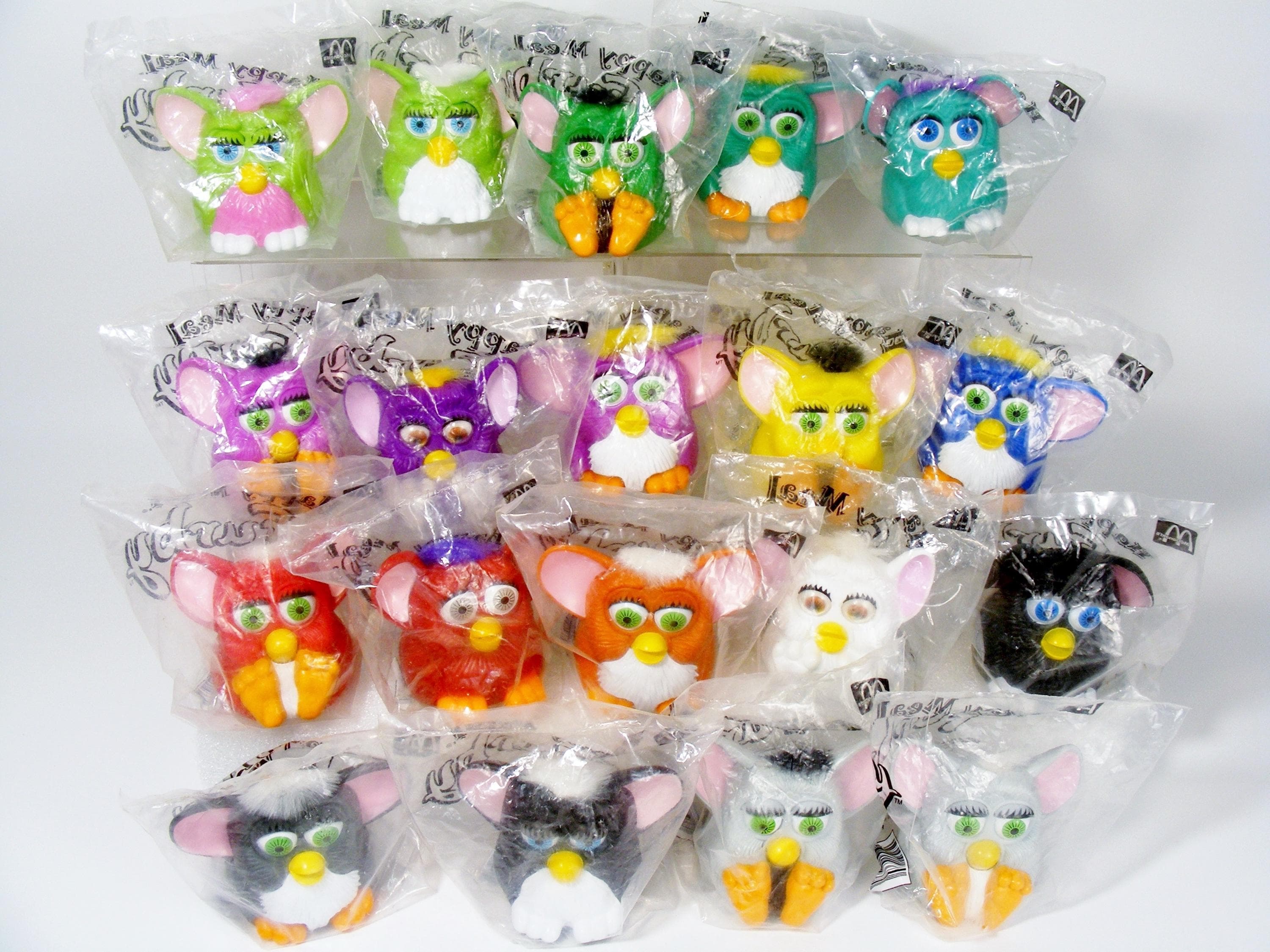 Mcdonald's Furby NIB Happy Meal Toys, Your Choice of Color Sealed