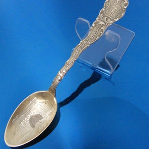 Sterling Silver Towle ~  North Adams, Mass  Hoosac Tunnel Antique Souvenir Spoon