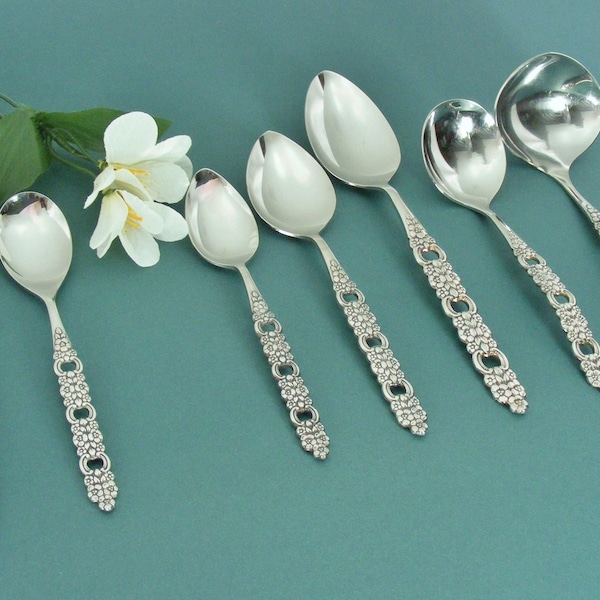 Oneida  Viola Viola  Pattern Stainless  Flatware Replacements Spoons & Ladles Prices Vary