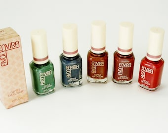 Vintage Avon Envira Liquid Eye Shadow, 1982 Colors (.25 fl oz)