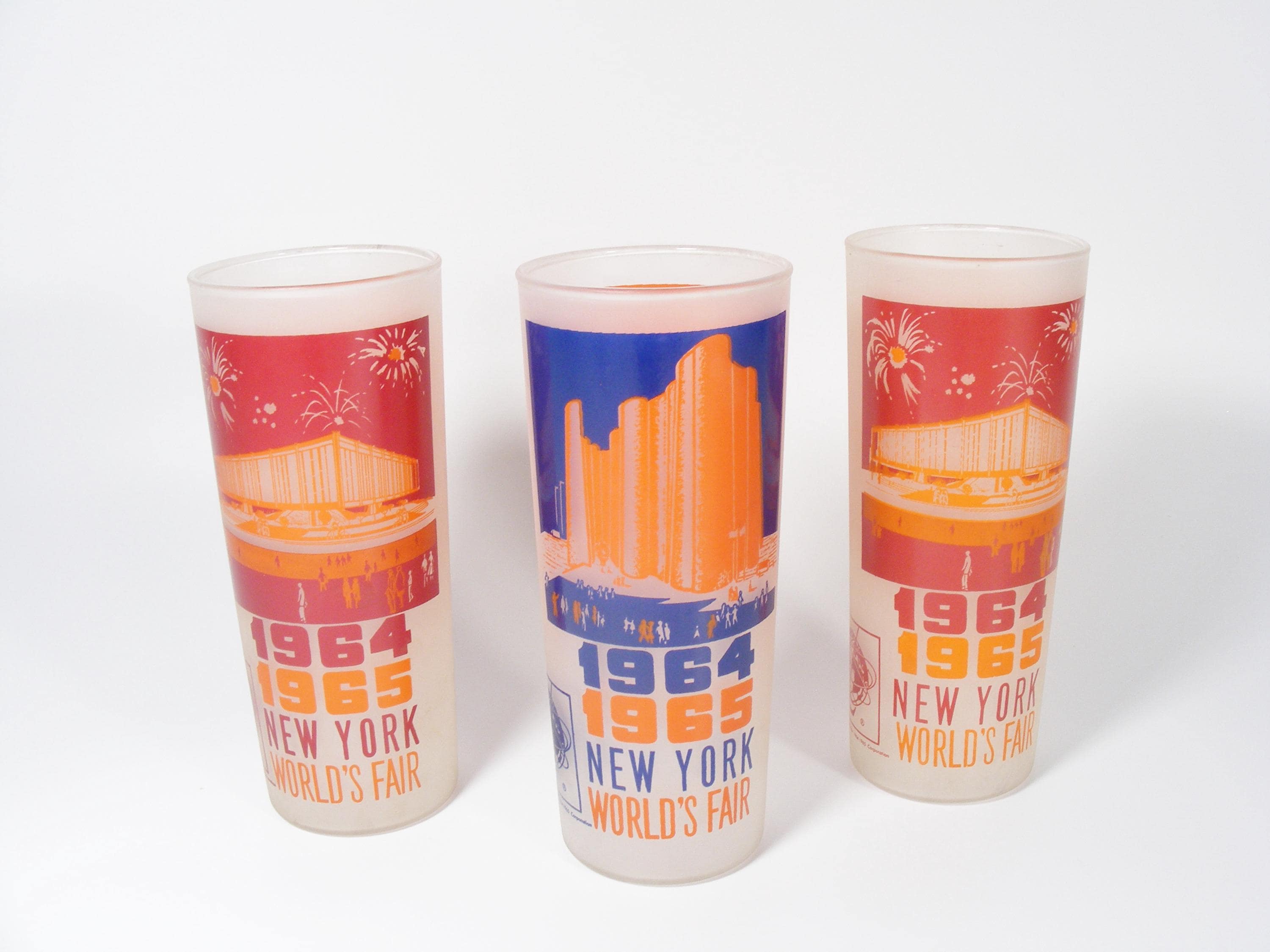1964 65 World's Fair Glasses - Etsy