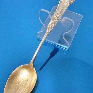 Sterling Silver Campbell-Metcalf Atlanta Exposition 1895, Women's Building. Souvenir Spoon, 1800's Eton pattern