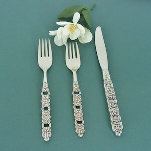Oneida  Viola Viola  Pattern Stainless  Flatware Replacements Forks And Knives