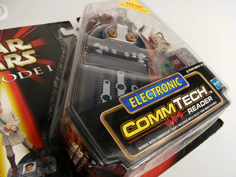 Commtech Msp 1998 Star Wars Commtech Reader Episode 1, New Sealed Hasbro #A - Etsy