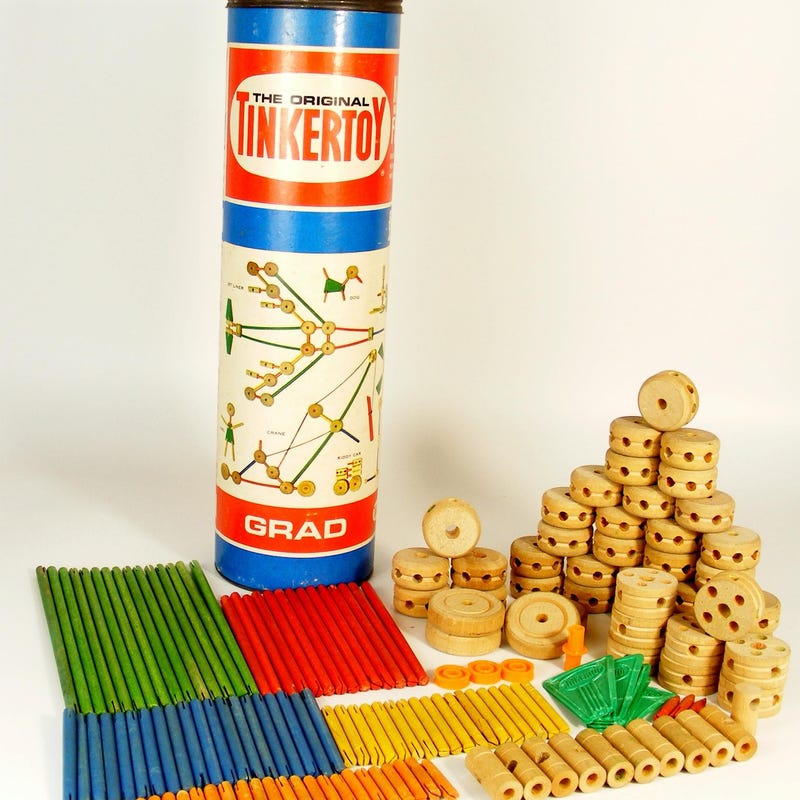 Vintage Tinker Toys - Etsy