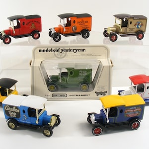 Matchbox ~ 1912 Ford Model T Vans ~  Y-12, Models of Yesteryear, NOS 1984 Choice of Color