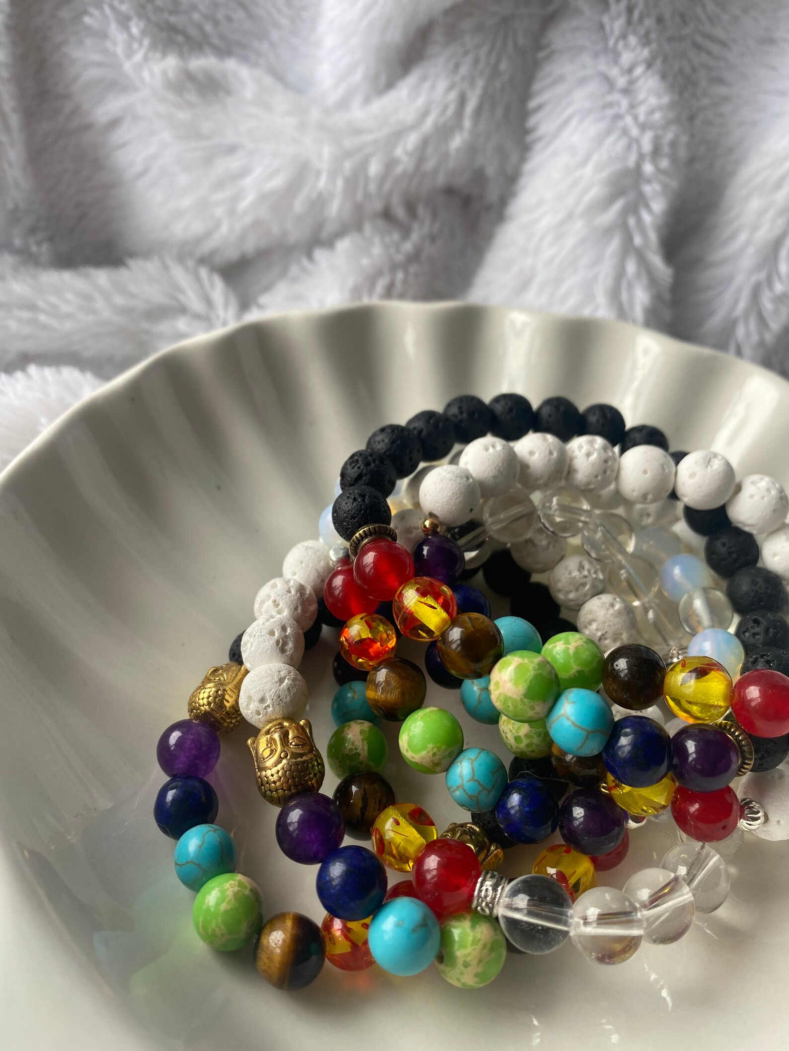 Chakra Beaded Bracelet Etsy