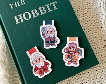 The Adventure Set 6 - Magnetic Bookmark Set - The Hobbit Line