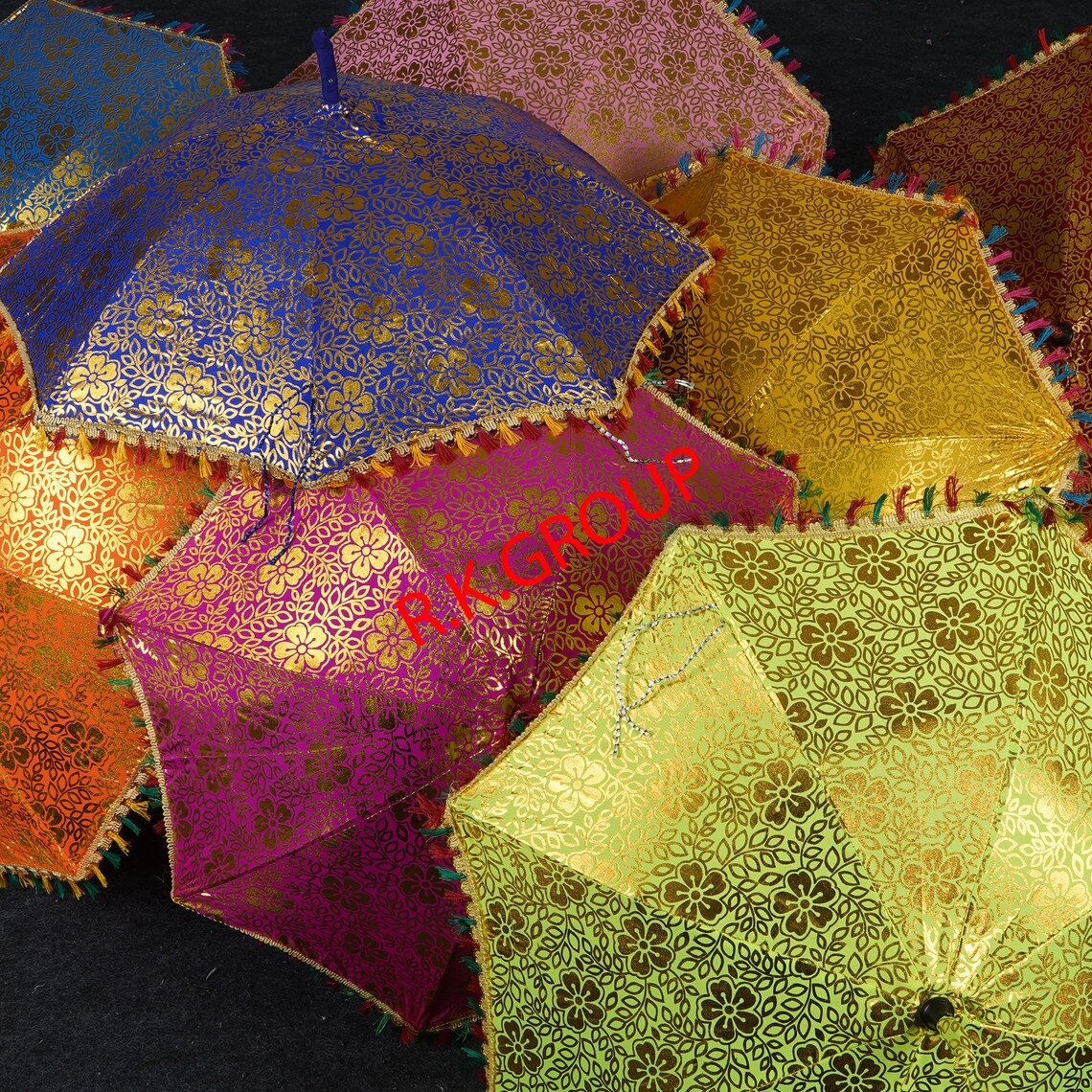 Indische Dekorative Mehrfarbige Hochzeitsschirme Sonnenschirme | Etsy