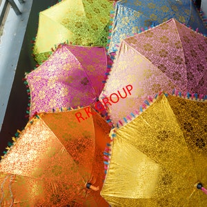 Indische Dekorative Mehrfarbige Hochzeitsschirme Sonnenschirme | Etsy