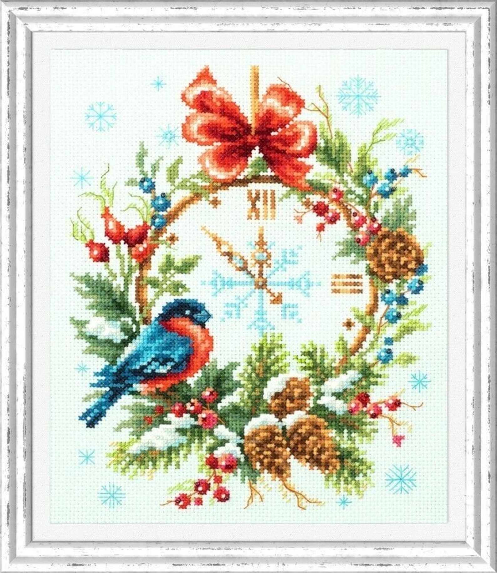 Counted Cross Stitch Kit MAGIC NEEDLE Christmas Time | Etsy
