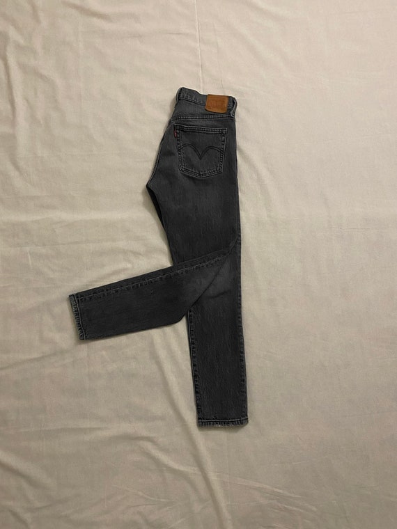 Vintage 501 Skinny Levis Black/Gray Women's Levis