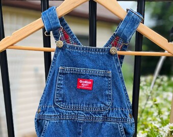 Baby Boy Oshkosh Denim Overalls, Baby Jean Dungarees Size 18 Months