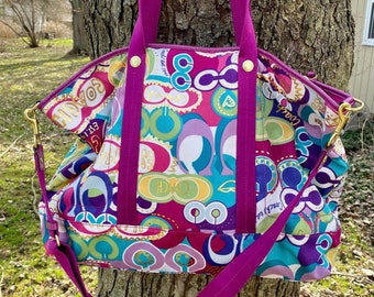 coach poppy purple purse