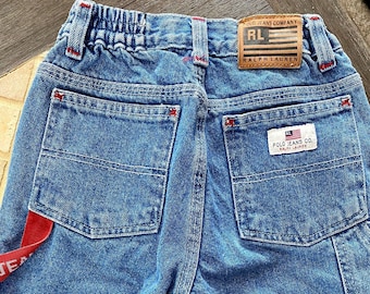 Vintage Boys RALPH LAUREN RL Jeans, Kids Polo Jeans Carpenter Denim Pants Size 6