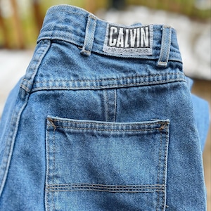 Women&#39;s Vintage 80&#39;s Calvin Klein Mom Jeans Size 9 Made in USA