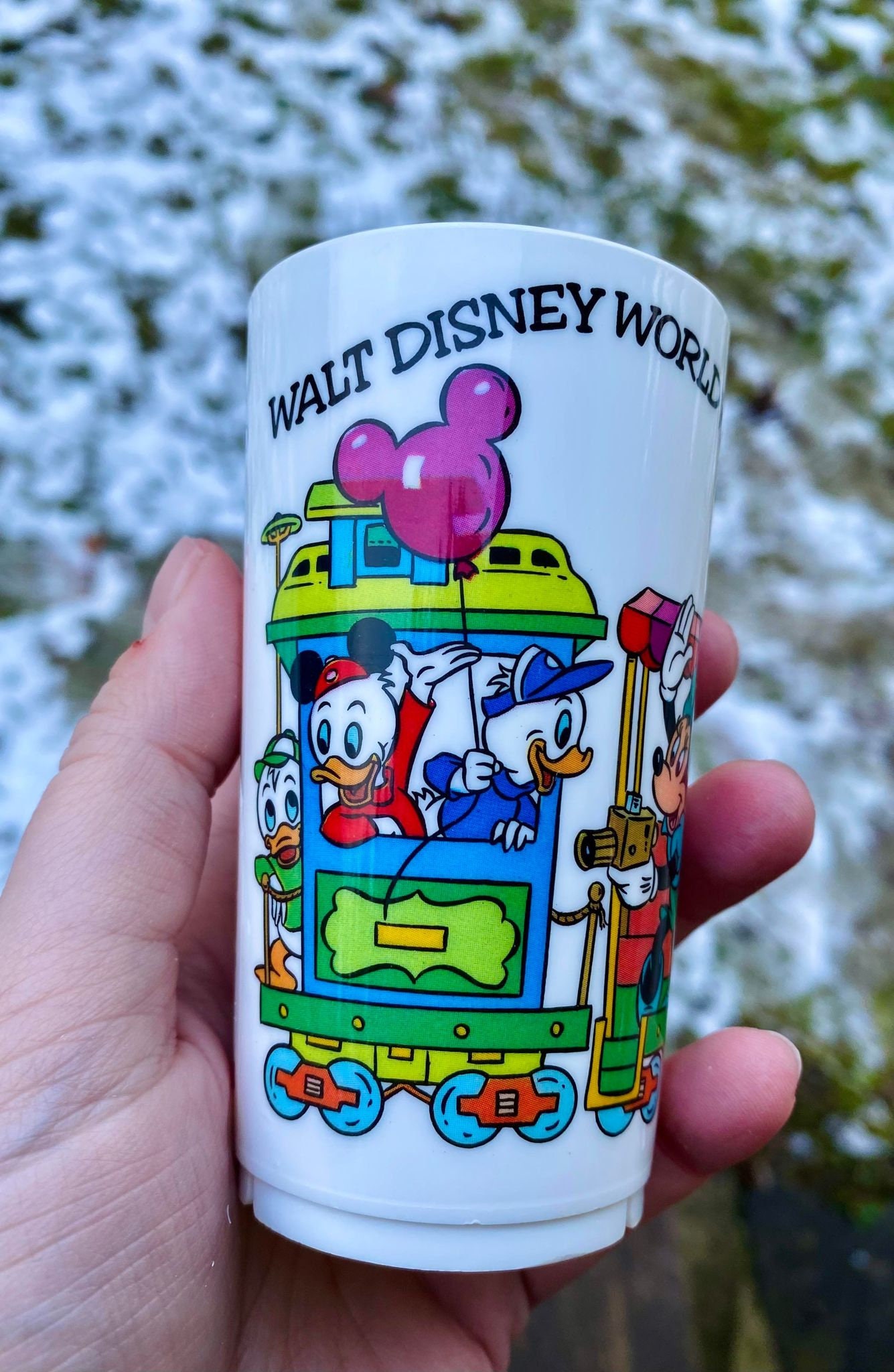 Set Of 10 Walt Disney Themed Plastic Glasses Cups