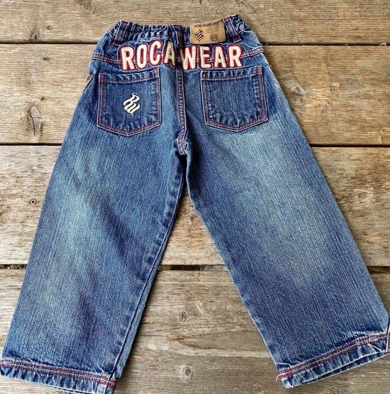 Boys Vintage ROCAWEAR Jeans Retro Wear Denim Pants Size - Etsy