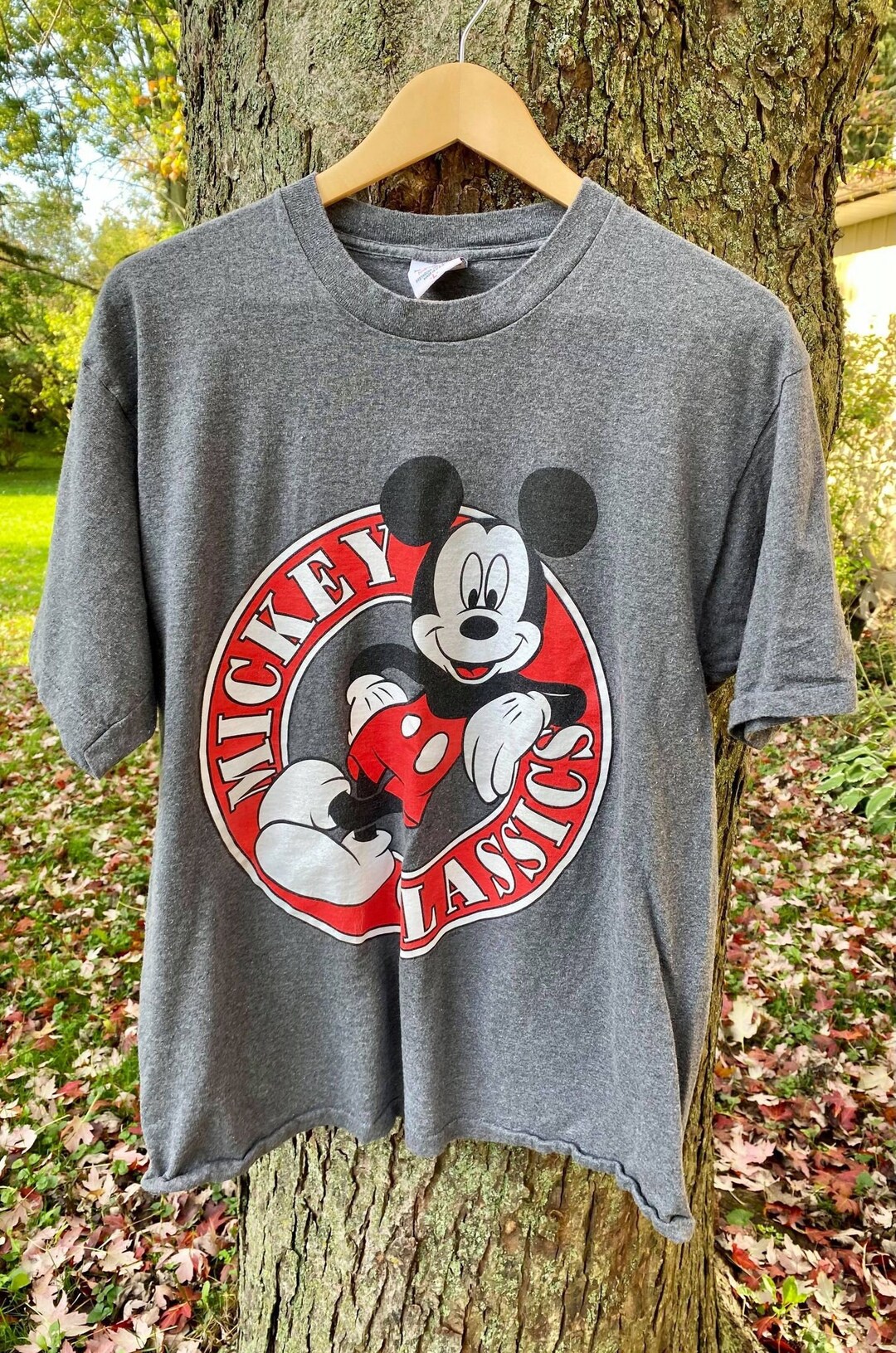 Vintage Volunteer Knit Apparel Mickey Classics Graphic Tshirt Etsy