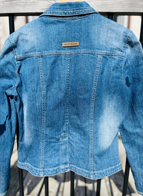 Women's Y2K DKNY JEANS Denim Jacket, Vintage Jean… - image 4