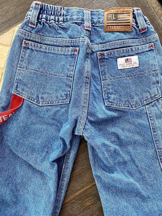 Vintage Boys RALPH LAUREN RL Jeans, Kids Polo Jeans Carpenter Denim Pants  Size 6 