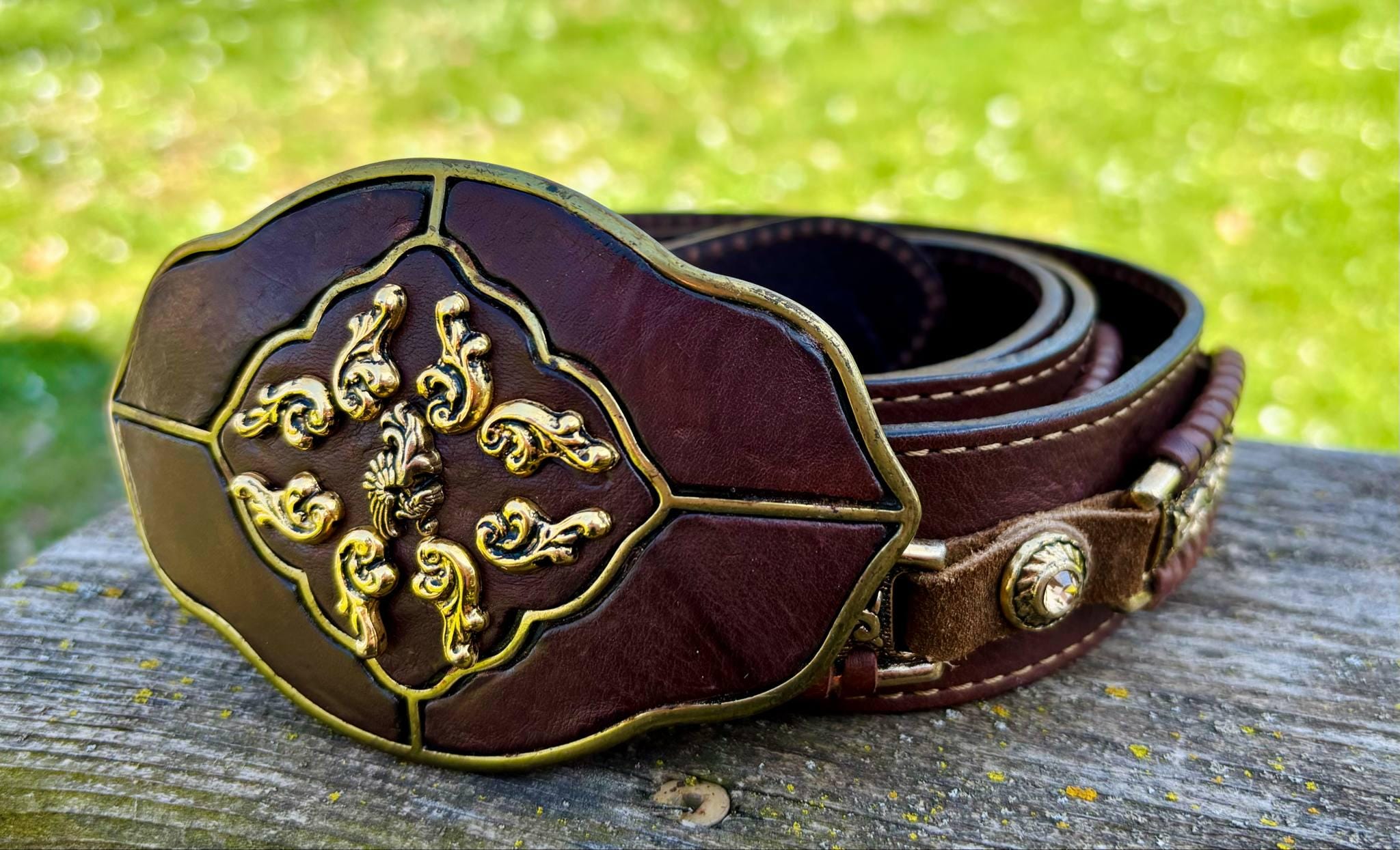 Cappopera & Jeans Belt Vintage Cappopera Brown Leather Belt Size S Made in Italy - Etsy main image 3