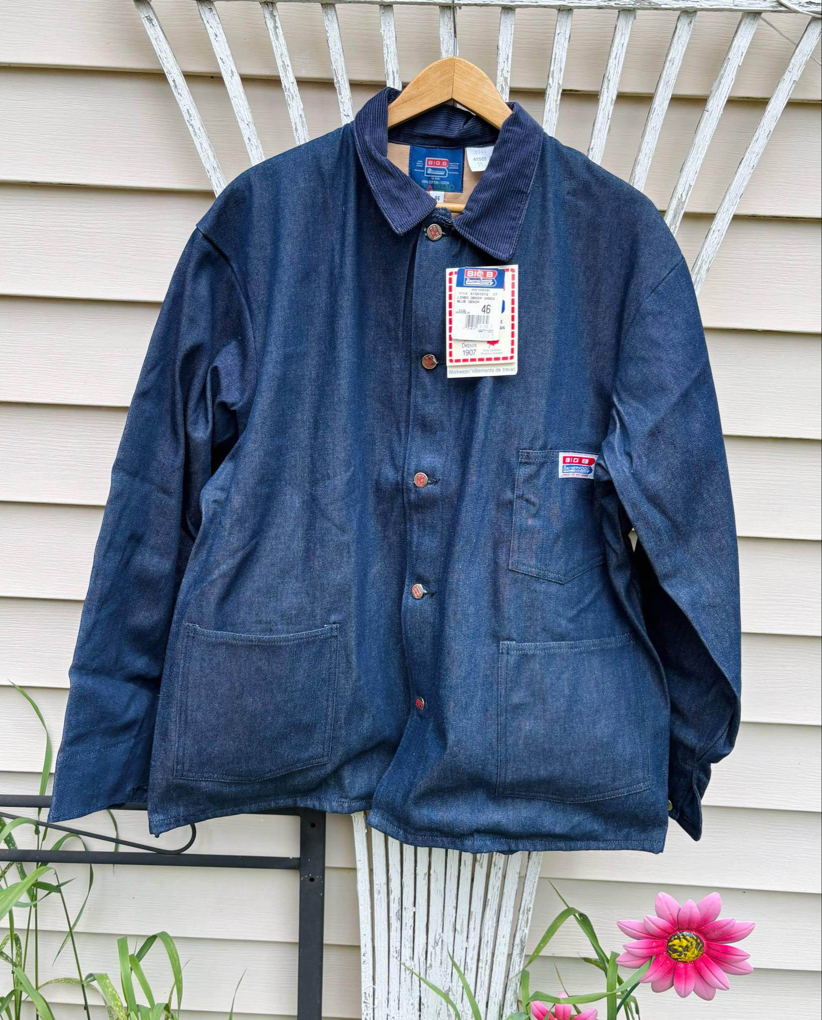 XL 80s BIG B BROTERHOOD デニム カバーオール 681 Vintage Big B brotherhood denim coveralls jacket 50s | 塚野