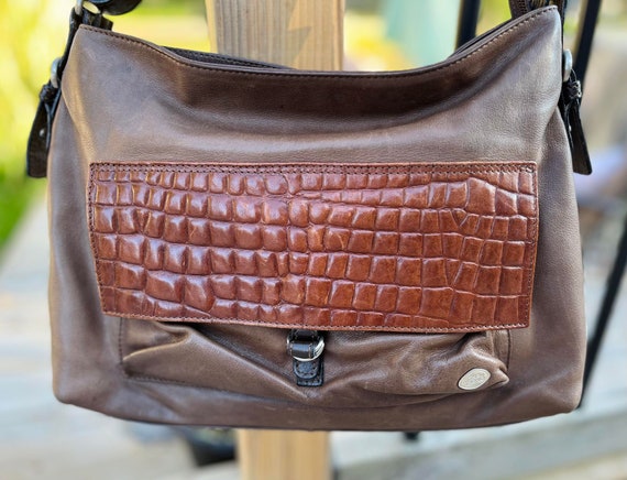 Vintage the Trend Leather Shoulder Bag Purse Made in Italy