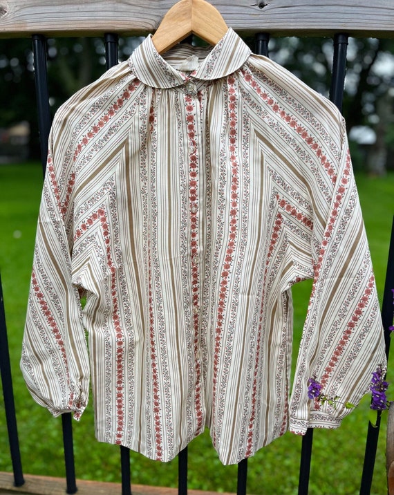 Women's Vintage Shirt-Tales by Style Rite Striped 